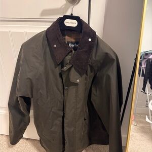 Barbour Men's Olive Jacket - Transport Jacket